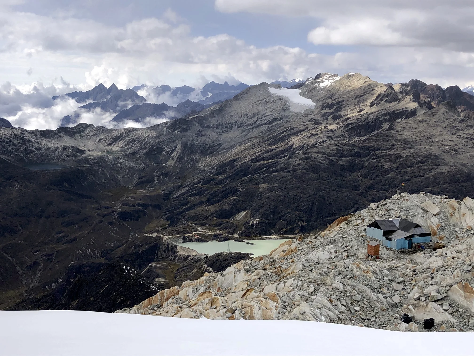 High camp at 5,100m