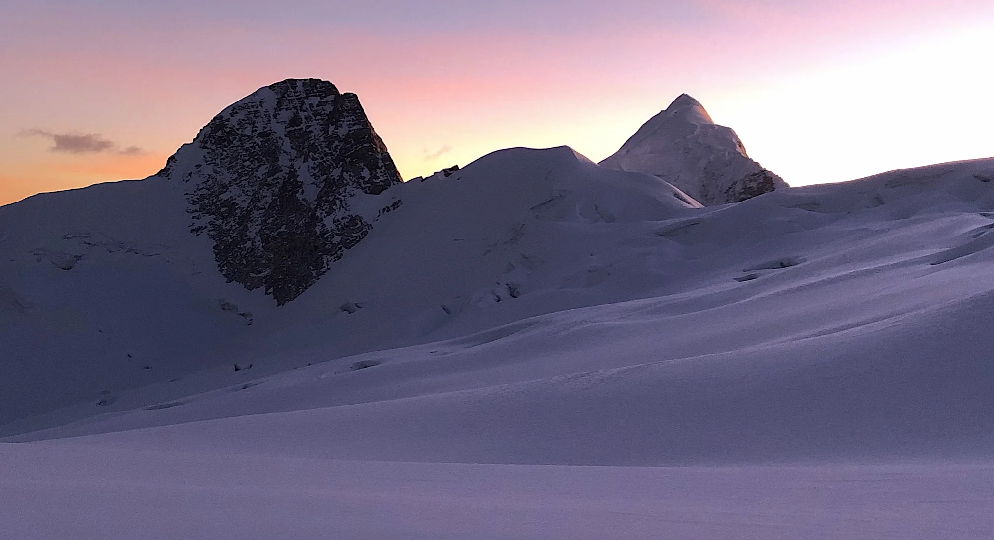 Illampu at sunrise.