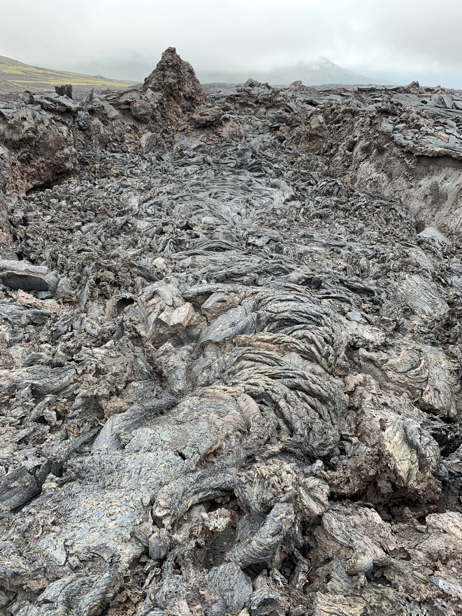 Frozen lava