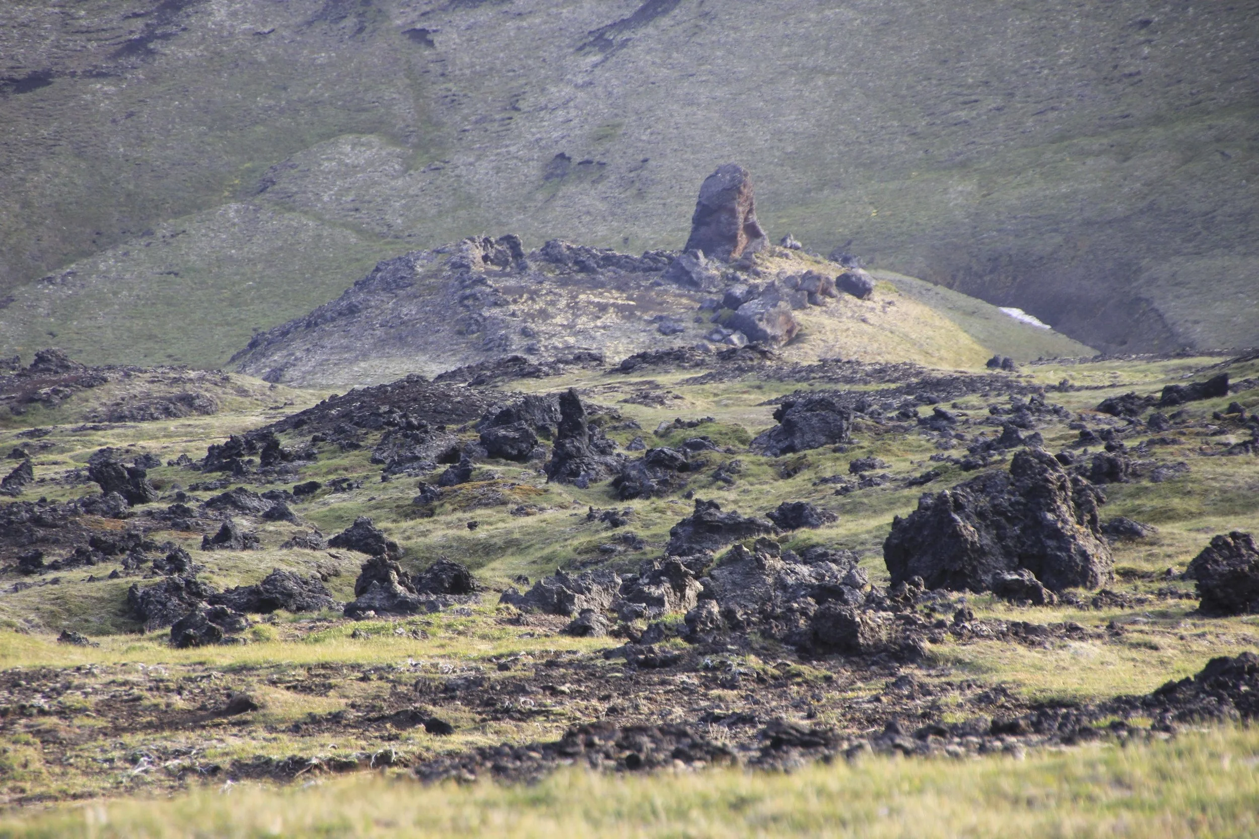 The lower slopes of the Tolbachik Volcano.