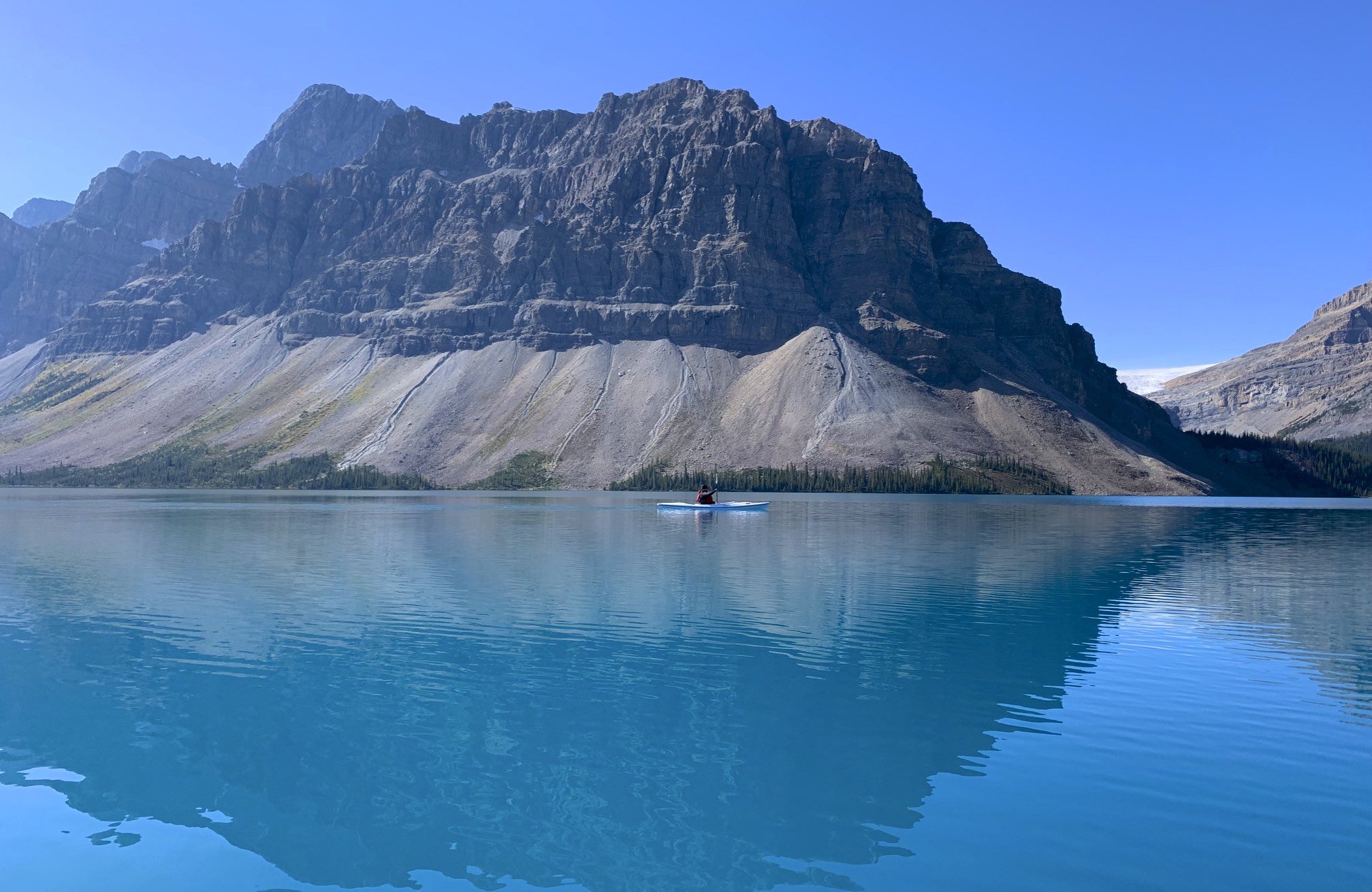 Bow Lake in Banff National Park