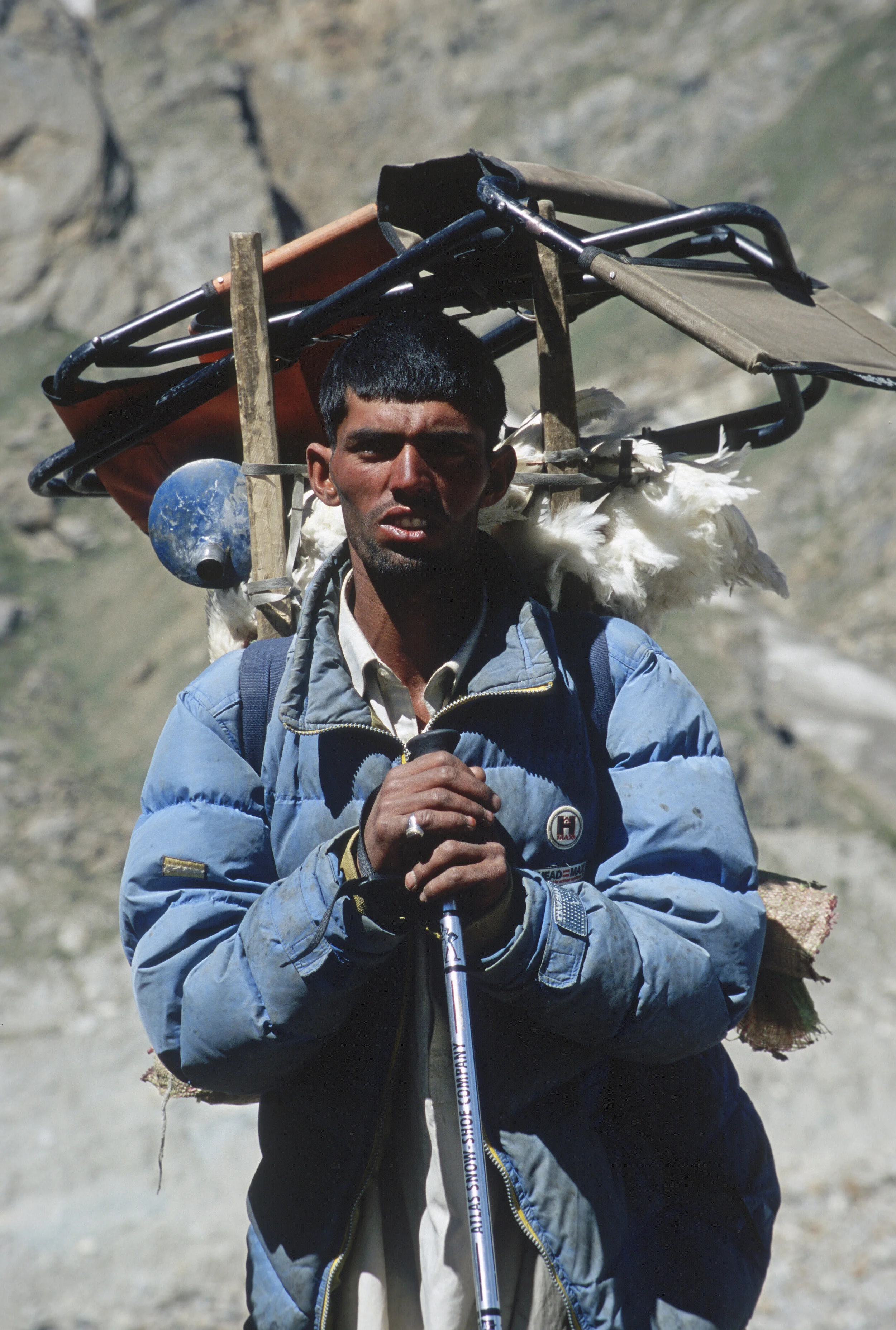 On the Hispar Glacier in Pakistan