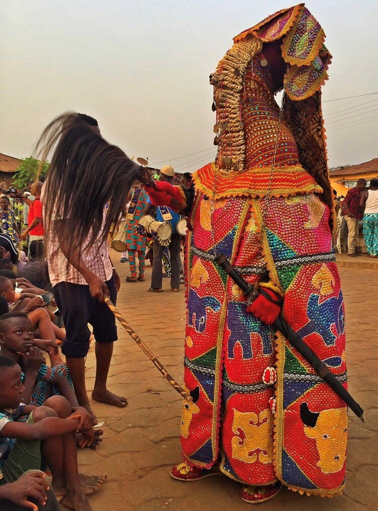 Anonymous Yoruba artist (Republic of Benin), Egungun masquerade costume,  late 20th century