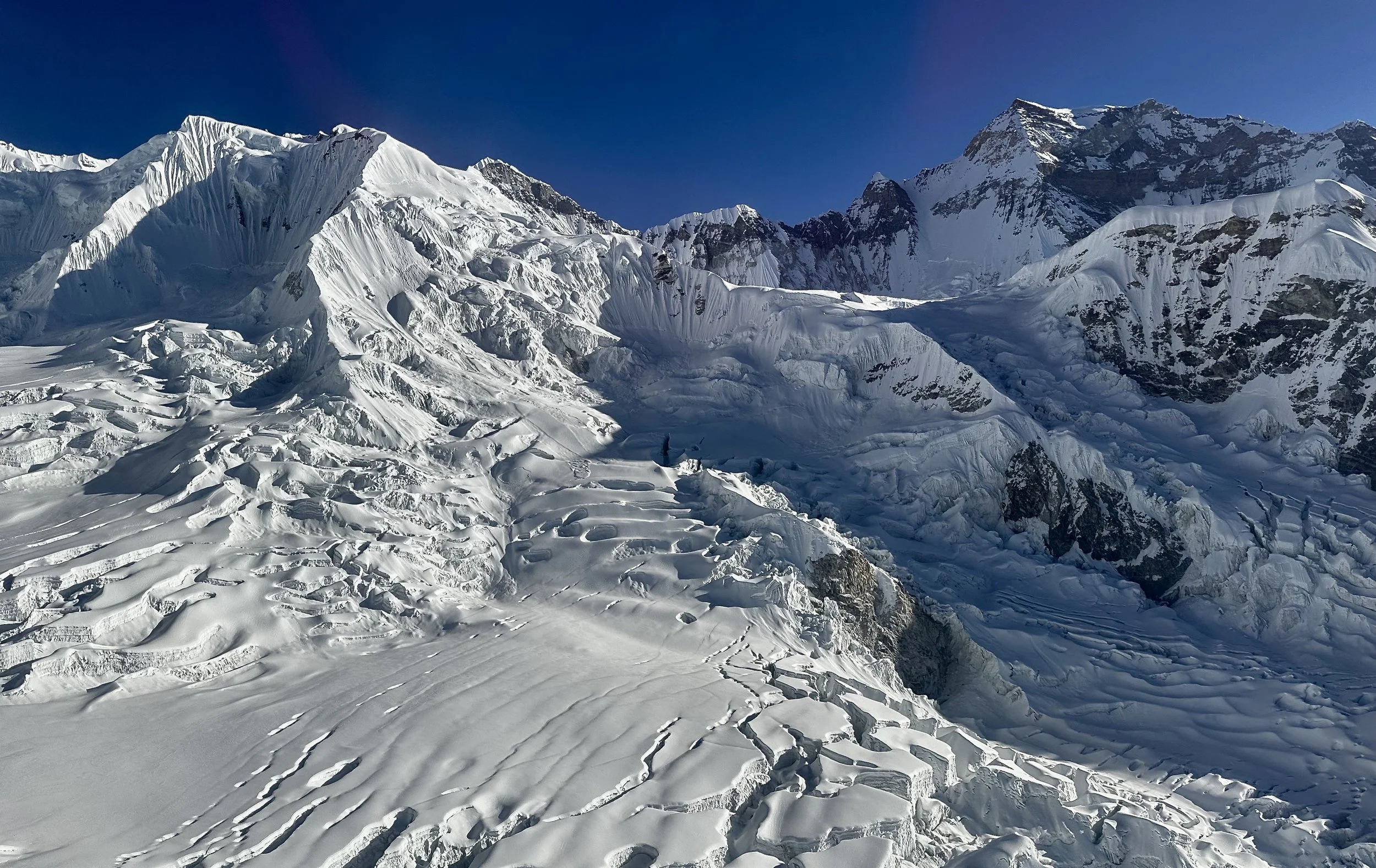 Nepal Khumbu and Kangchendzonga from the  Air