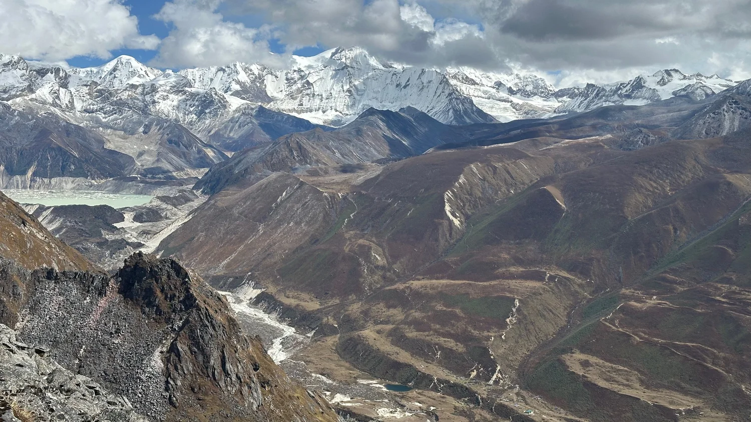 Snowman Trek ridge line