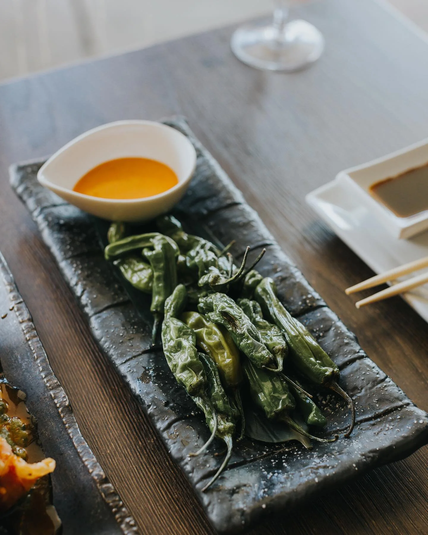 Have some shishito peppers to spice up your Monday😉