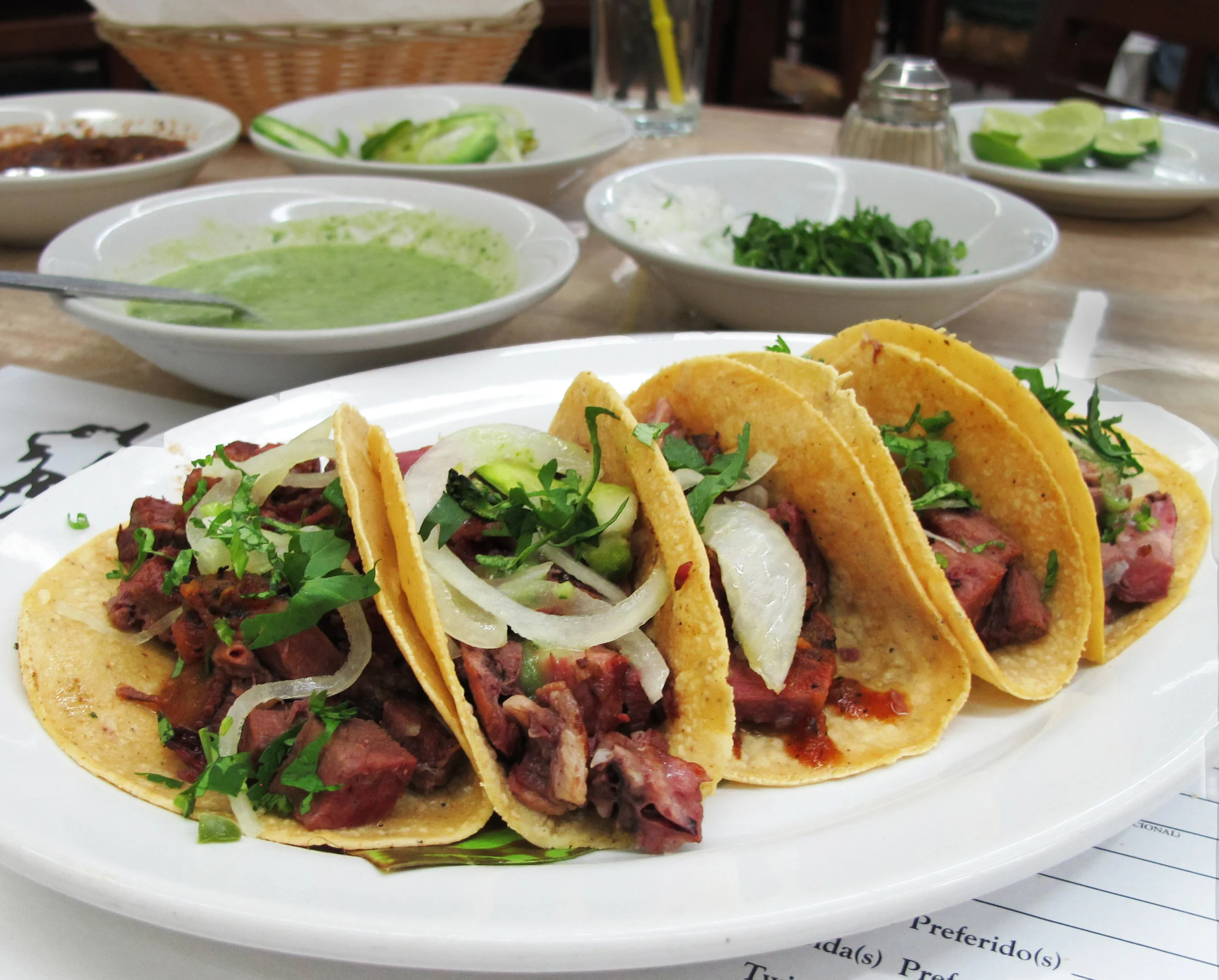 TACO TIME: Tacos de Lengua @ Cantina La Ribera