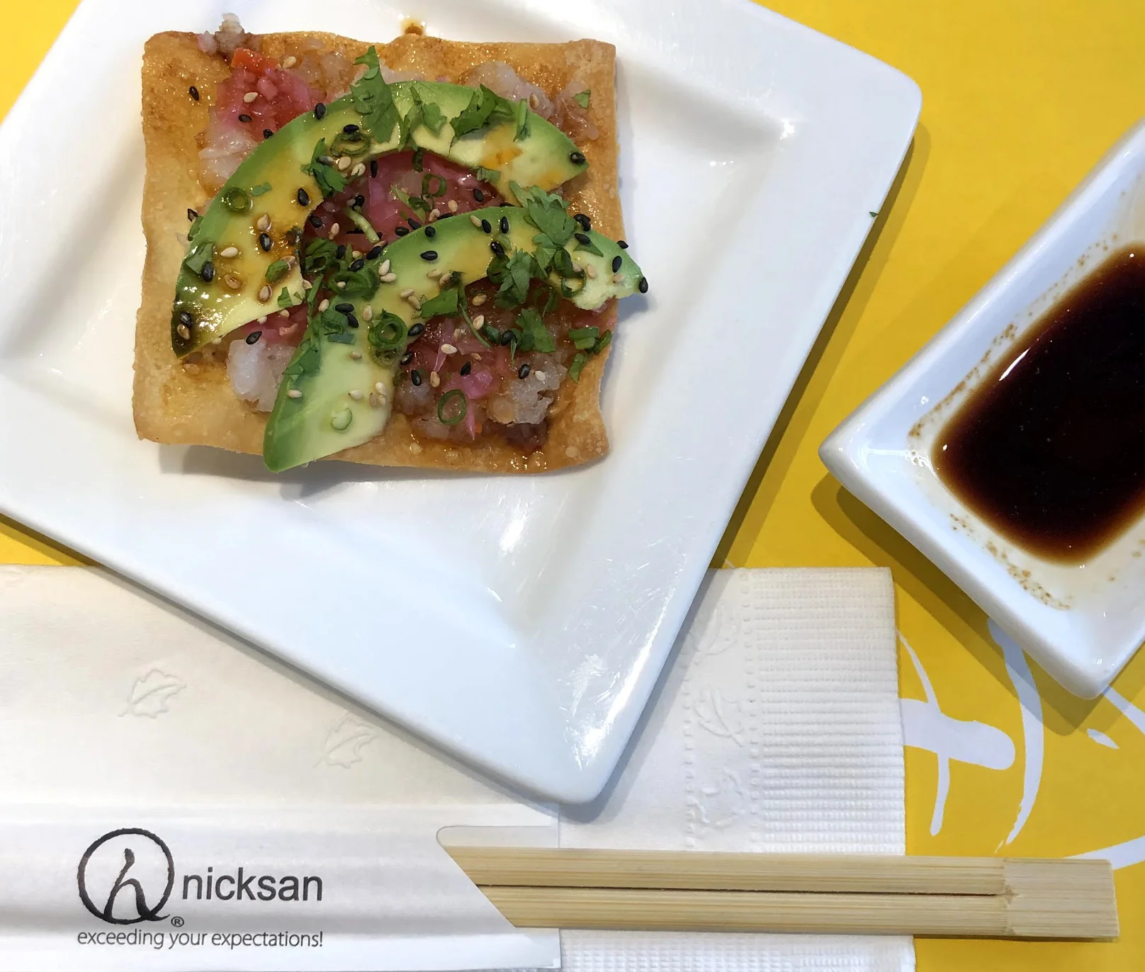 A tuna tostada @ NickSan