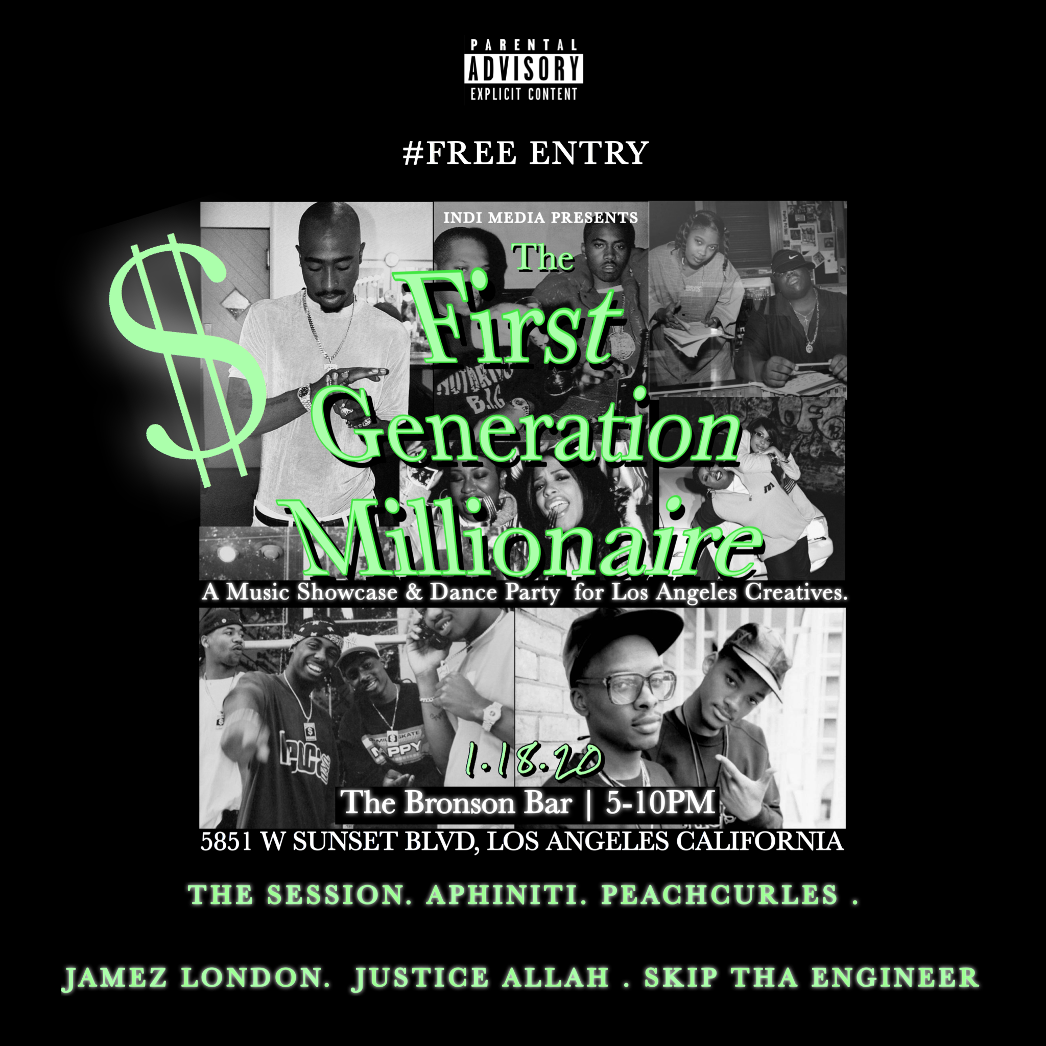 First Generation Millionaire Music Showcase ft. The Session