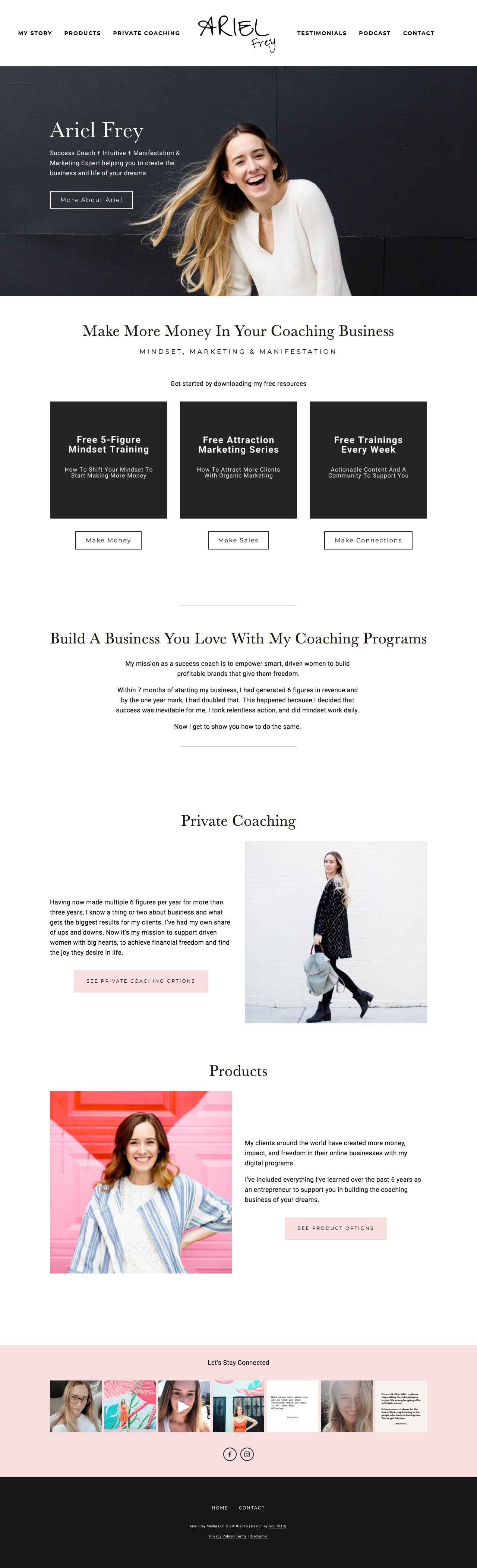 10 Best Examples of Coaching Websites on Squarespace — Megan Godard-Cardon