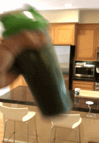 Shaking up a Bottle of Green Juice