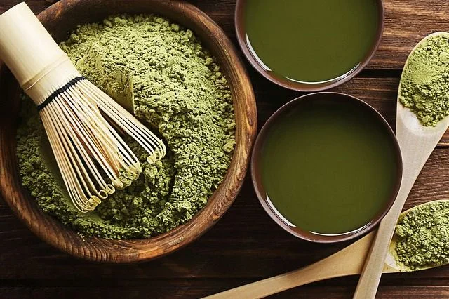 Matcha Green Tea Powder and Tea