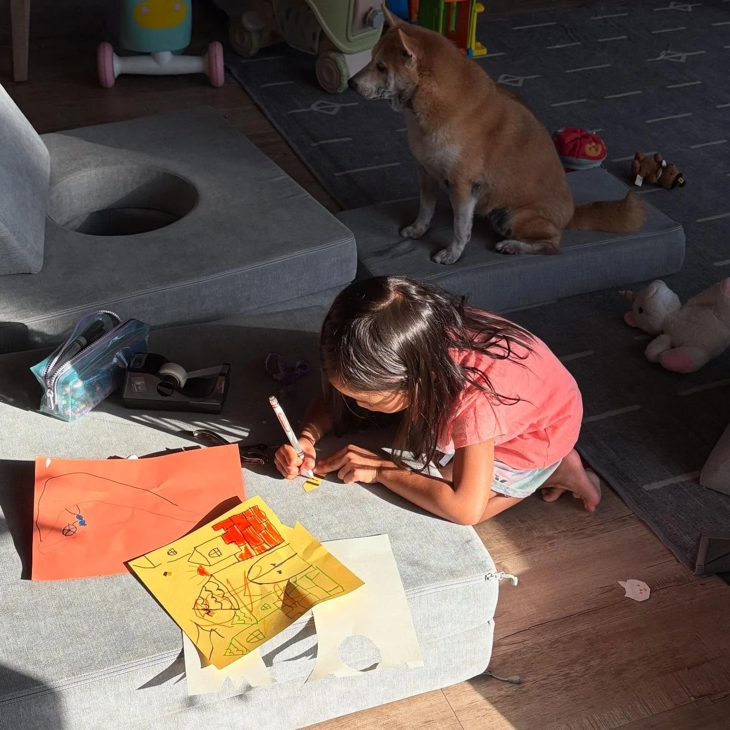 Just a girl and her imagination 💕 Maven says this is #BabyBox from #gabbysdollhouse. How&rsquo;d she do?
&mdash;&mdash;
#GabbyCatOfTheDay #CakeyCat #PandyPaws #MerCat #DJCatnip #KittyFairy #UnicornCat #GabbyAndFriends #DollhouseAdventure #DollhouseM