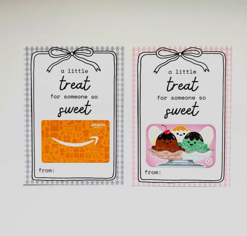 Turned out even cuter than my initial sketch! 5 color options, prints 2 to a page, plus a bonus sheet of gift tags. Comment 🎀 for the link!

#teacherappreciation #teacherappreciationweek #giftcardholder #etsyfind #teachergift