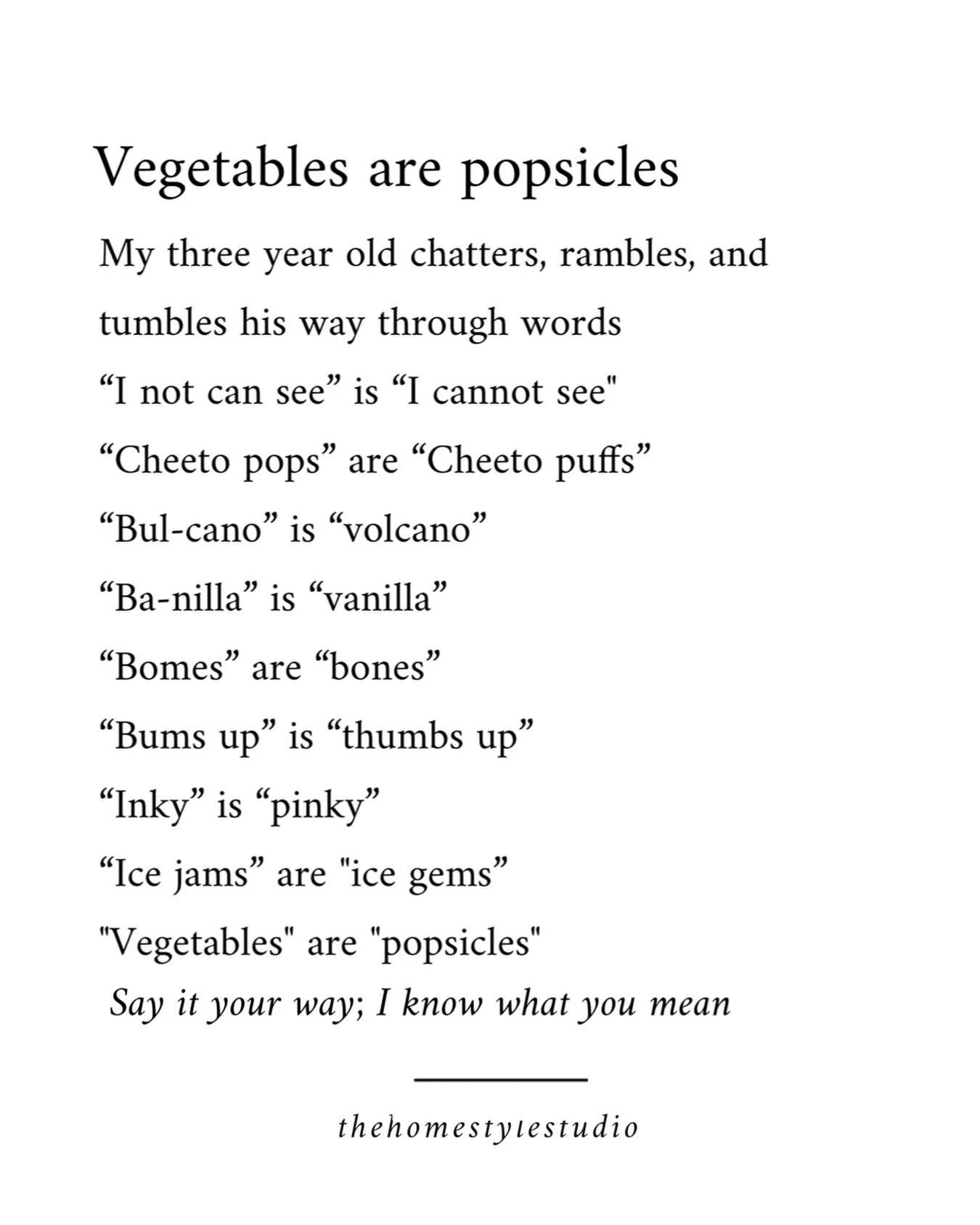 Please mispronounce more words