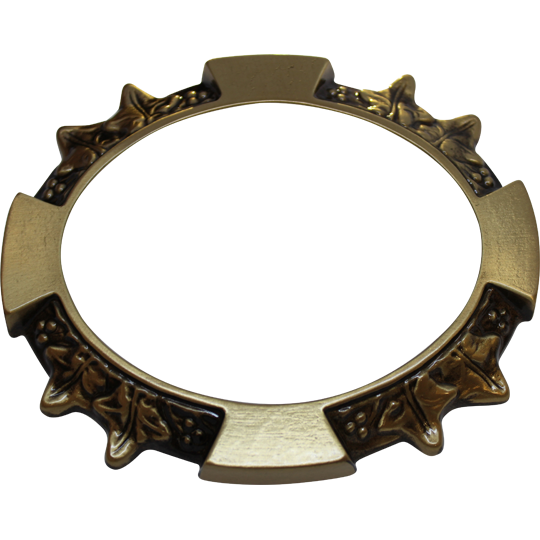 Oval Ivy Leaf Bronze Frame