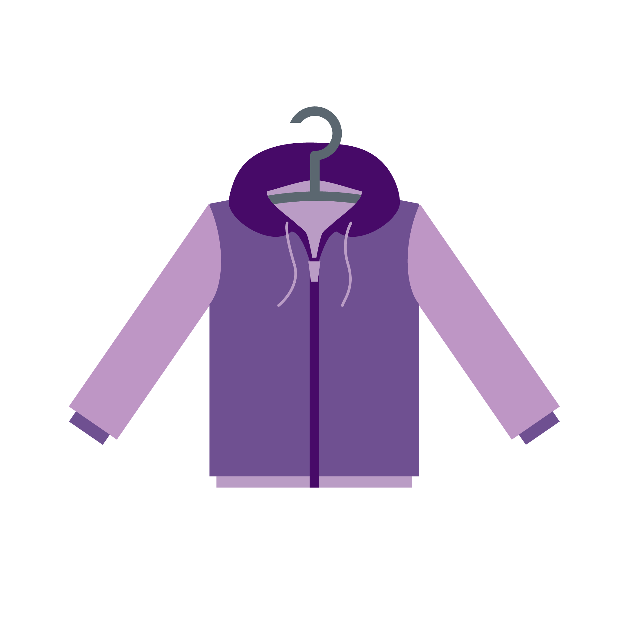 The Story of the Purple Coat Marie McClung, a co-founder of Clothes To Kids, Inc. volunteered in her sister Terry’s classroom on a weekly basis back in the early 2000’s. Marie was familiar with all of the children in the classroom and was always ready to jump in and help with anything her sister needed for her students. On a rare, cold Florida morning, Marie’s sister called her and said she had a little girl in her classroom who would not be able to go outside for gym class without a jacket. She asked Marie if she would hurry to the store and buy a coat. Marie jumped in the car, ran into a local store and bought a purple coat in just the right size. When she dropped off the coat she was touched by the deep gratitude of this little girl, who looked up at Marie with her smiling big brown eyes and offered a huge hug! (Terry said she had a hard time getting the coat OFF of her little student.) This story stuck with both Marie and Terry. When Marie and Jode Eye, co-founder of Clothes To Kids Inc. sat at Jode’s kitchen table in the spring of 2002, Marie told Jode about this little girl and the purple coat. “I felt like she was telling me the story of many of my students,” Jode said. They decided they had to do something! They had to do something about children who didn’t have the clothing they needed. The purple coat became a symbol to them and was the inspiration and motivation they needed to get this mission started.