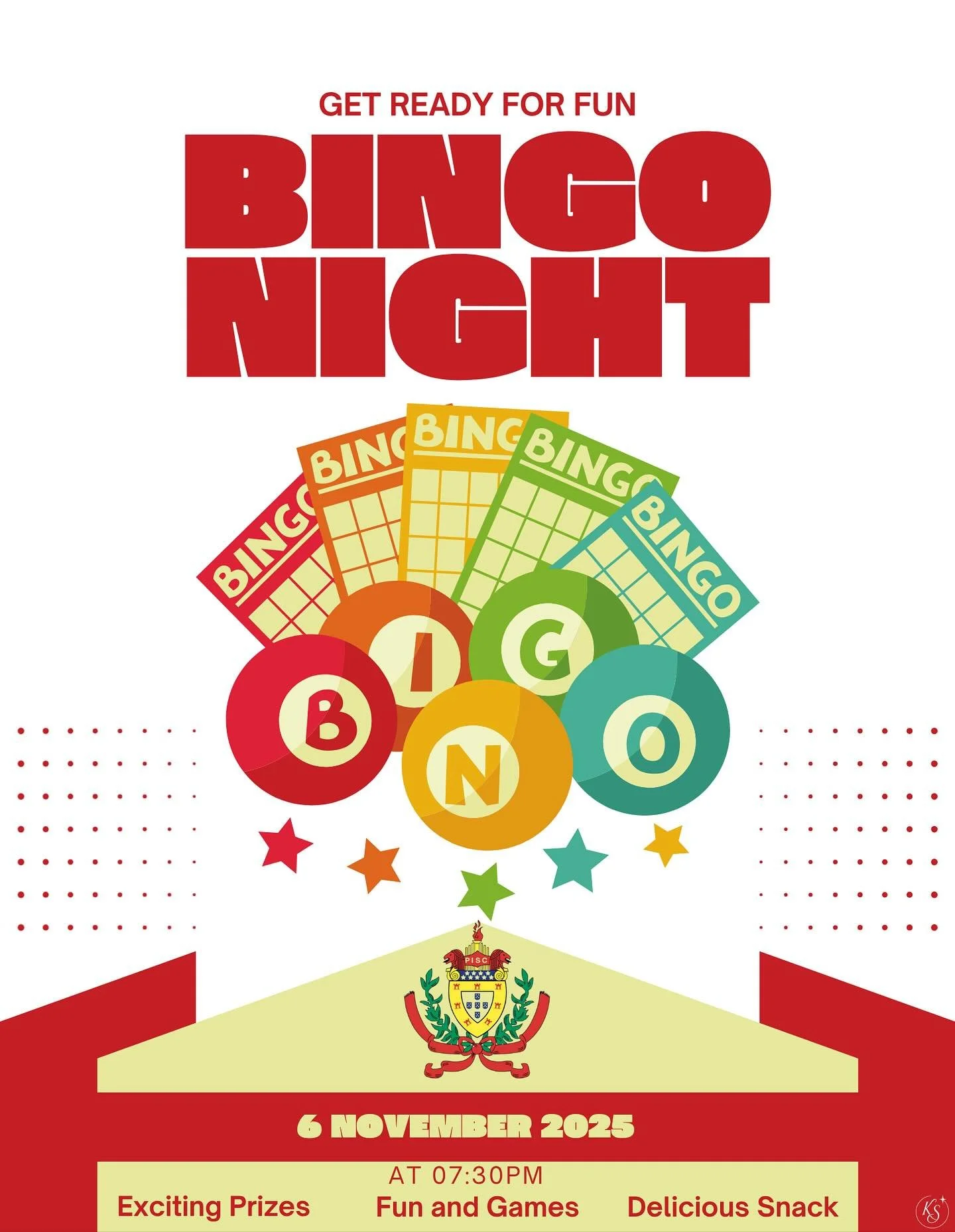 🇺🇸: Feeling lucky? 🍀 
Come join us for a fun-filled Bingo Night this Thursday, November 6 at 7:30 PM! You bring the luck, we&rsquo;ll bring the prizes and snacks 😋

As usual,  PISC kitchen will be open on Thursday, for &ldquo;until the bottom of 