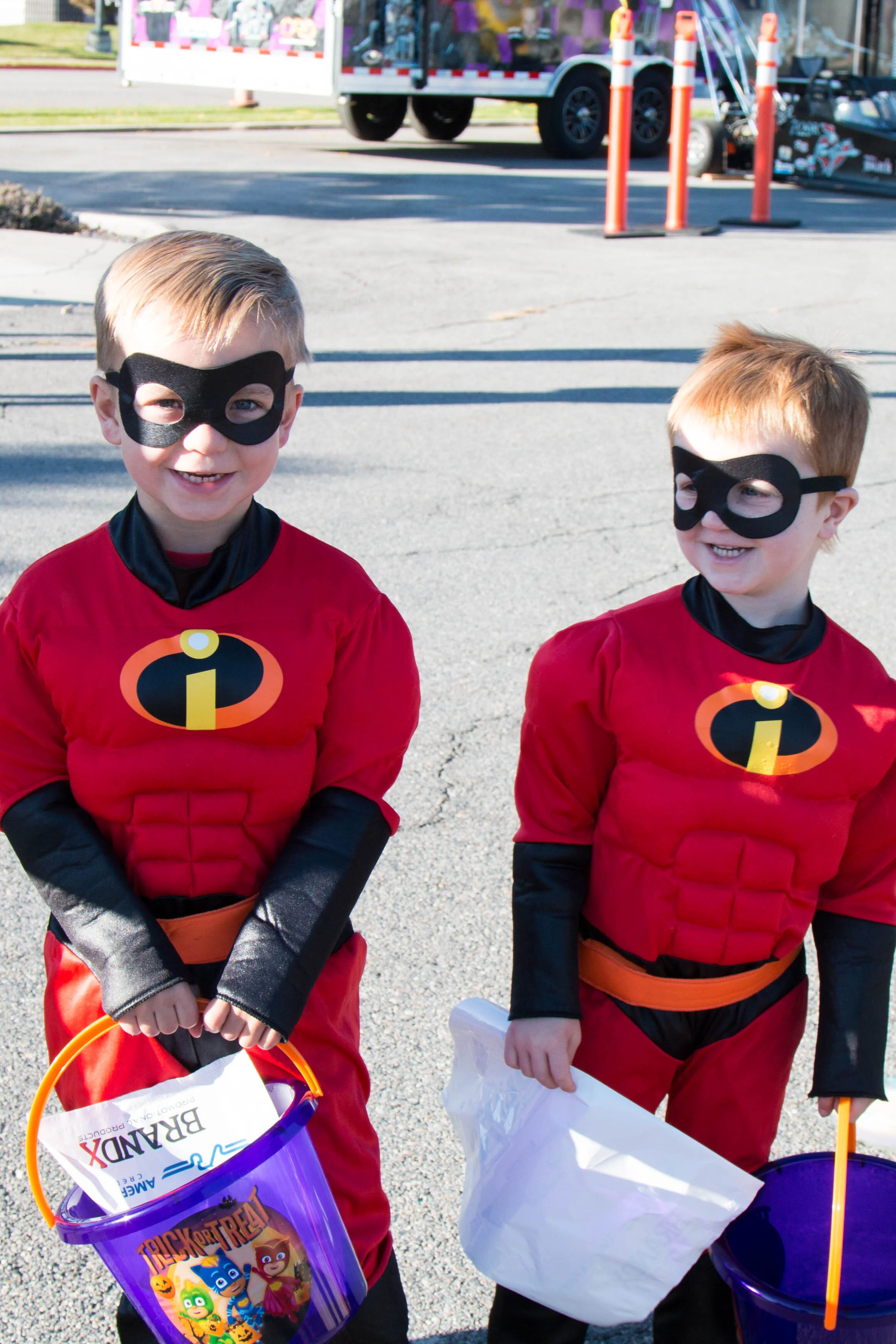 The Incredibles made an appearance at Trunk-or-Treat.