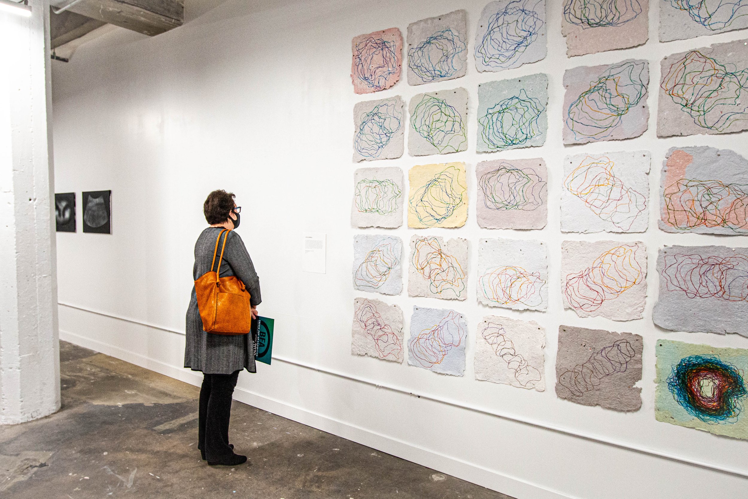 Exhibition opening at the Monarch Gallery in Ogden, UT.