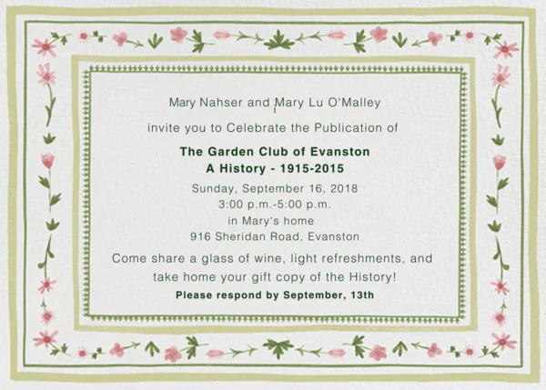 GCE History Book Launch Party