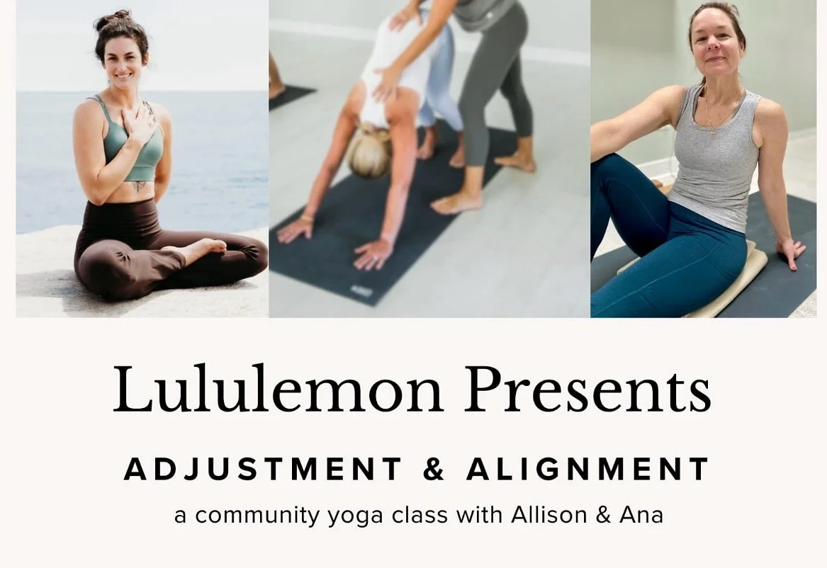 &bull;MADE TO FEEL&bull;
lululemon Newport invites you to a yoga workshop hosted by Ana Bartlett and Allison Schumann at Island Heron Yoga in Jamestown, RI. 🙏
April 27 2:00pm

Join creators @allison.schumann , International Wellness Facilitator, and
