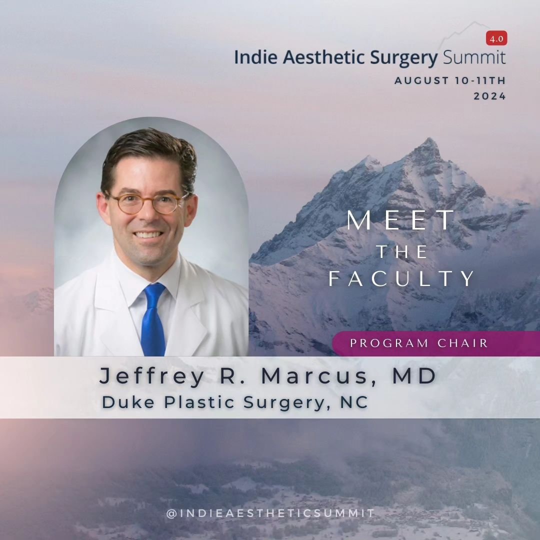 ● Meet the Faculty ●

▫️ Jeffrey R. Marcus, MD is Co-Program Chair for the Indie Roundtable Summit. 

Dr. Jeffrey Marcus is Chief of Division of Plastic, Maxillofacial and Oral Surgery, Professor of Surgery, Professor in Head &amp; Neck Surgery &amp;