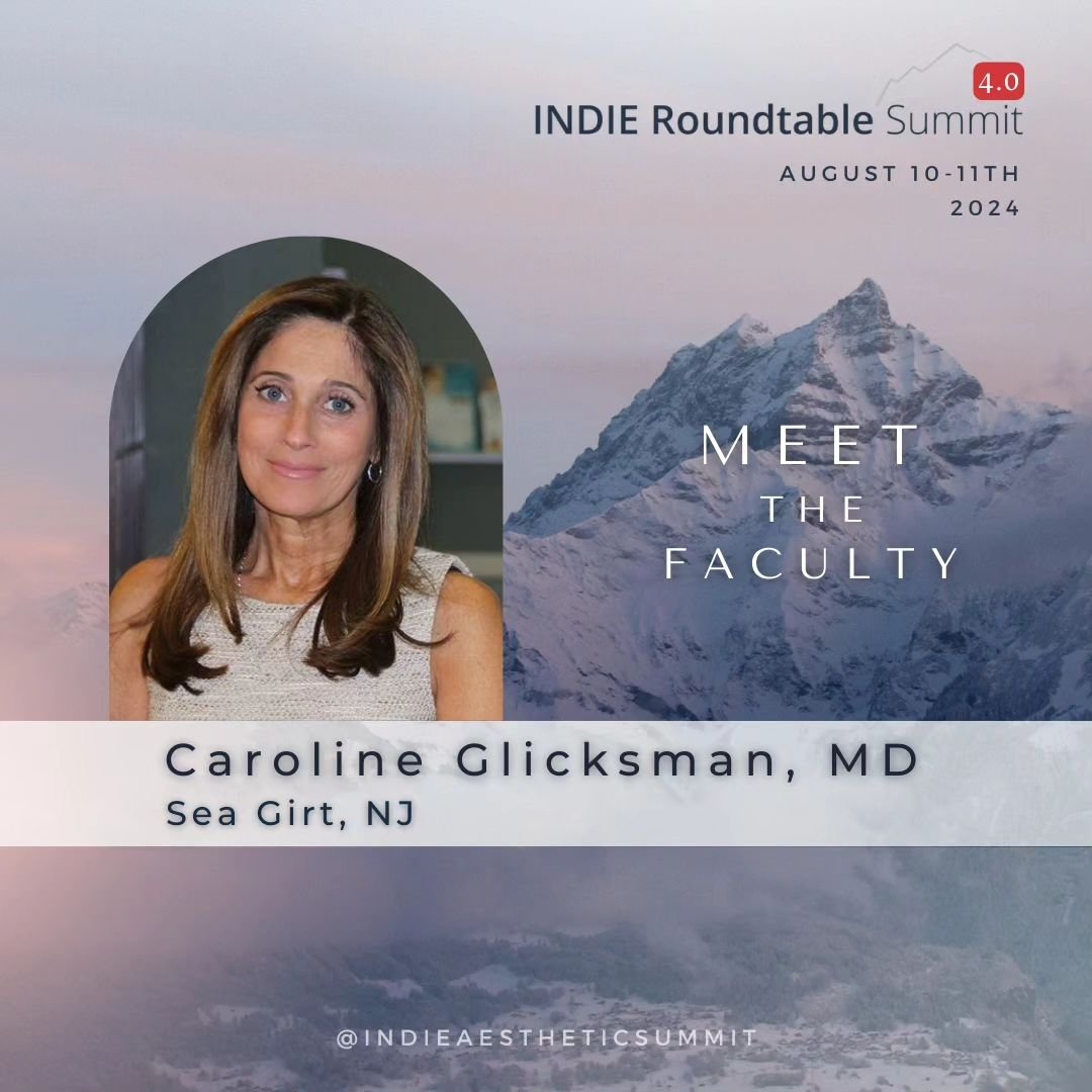 ● Meet the Faculty ●

Dr. Caroline Glicksman is a board-certified plastic surgeon in New Jersey, in private practice in Sea Girt since 1991 and an Associate Clinical Professor of Plastic Surgery at Jersey Shore University Medical Center. She attended
