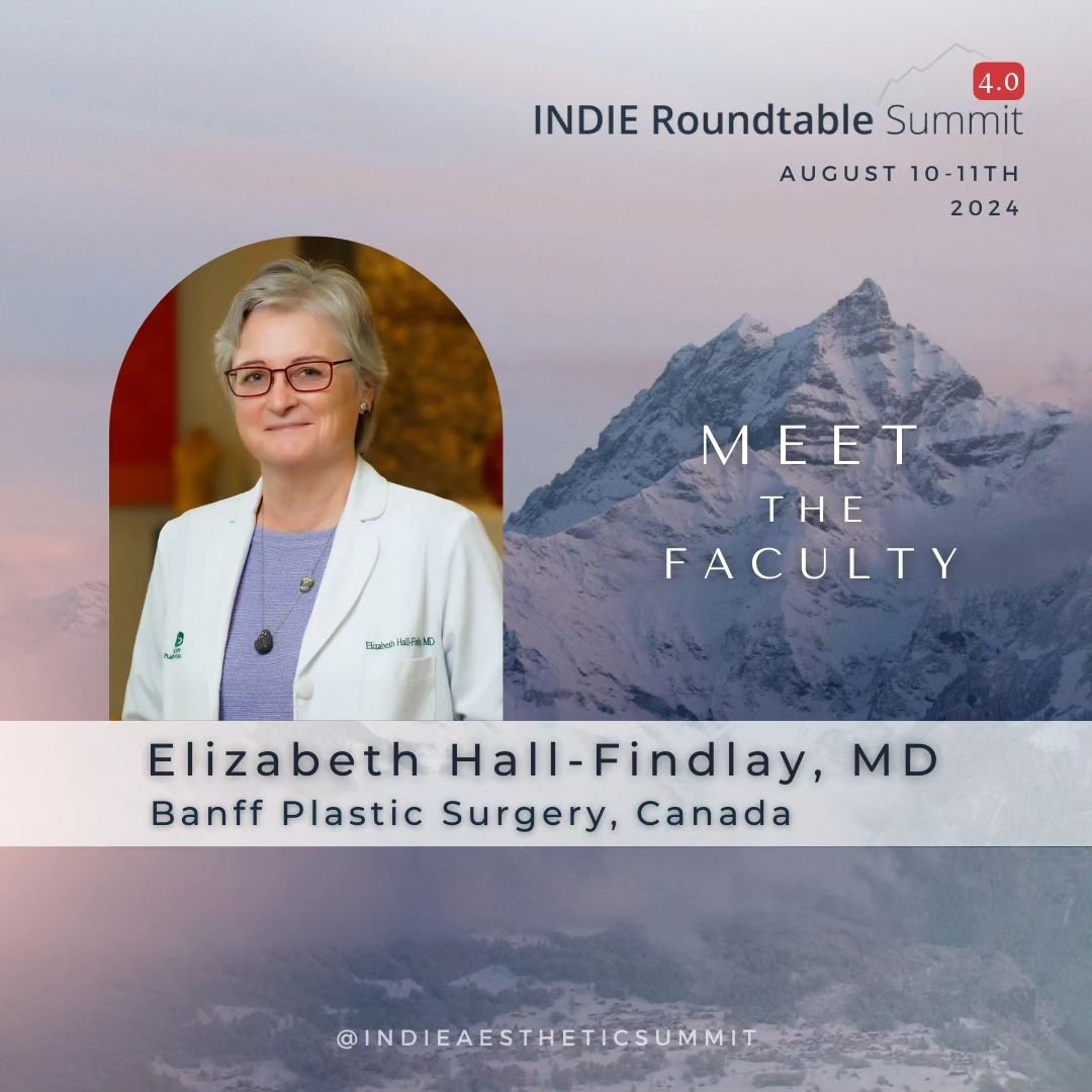 ● Meet the Faculty ●

Elizabeth Hall-Findlay, MD is a fellow of the&nbsp;Royal College of Physicians and Surgeons of Canada (FRCSC)&nbsp;and is certified by the American Board of Plastic Surgery.

Dr. Hall-Findlay is widely know for her contributions