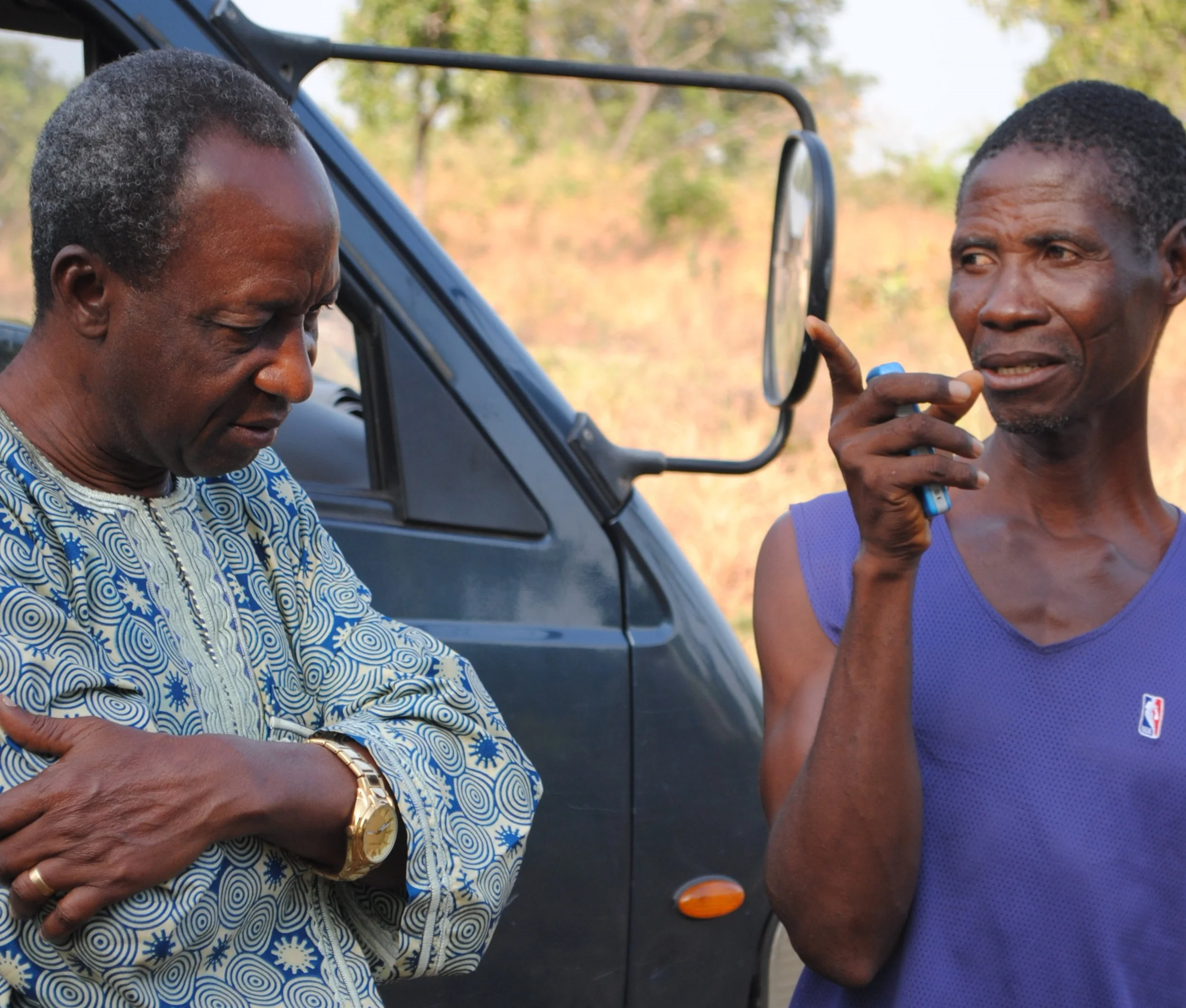 Bernard and Joseph, our guides.