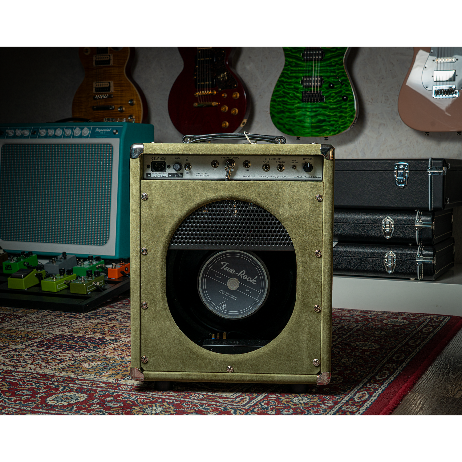 TWO-ROCK STUDIO SIGNATURE COMBO MOSS GREEN SUEDE — GUITARSOFA SHOP