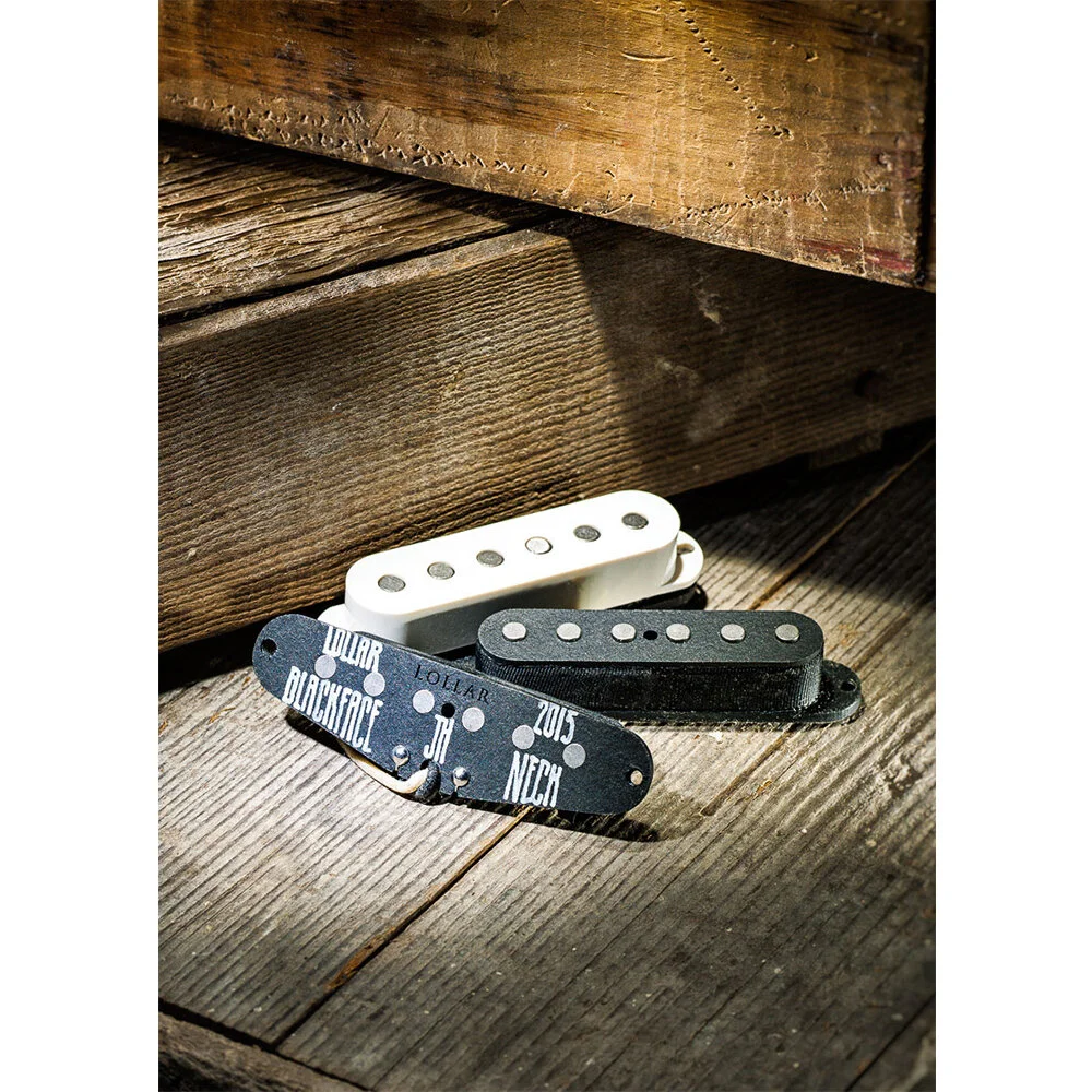 LOLLAR STRAT BLACKFACE SPECIAL PICKUP SET (PARCHMENT COVER)