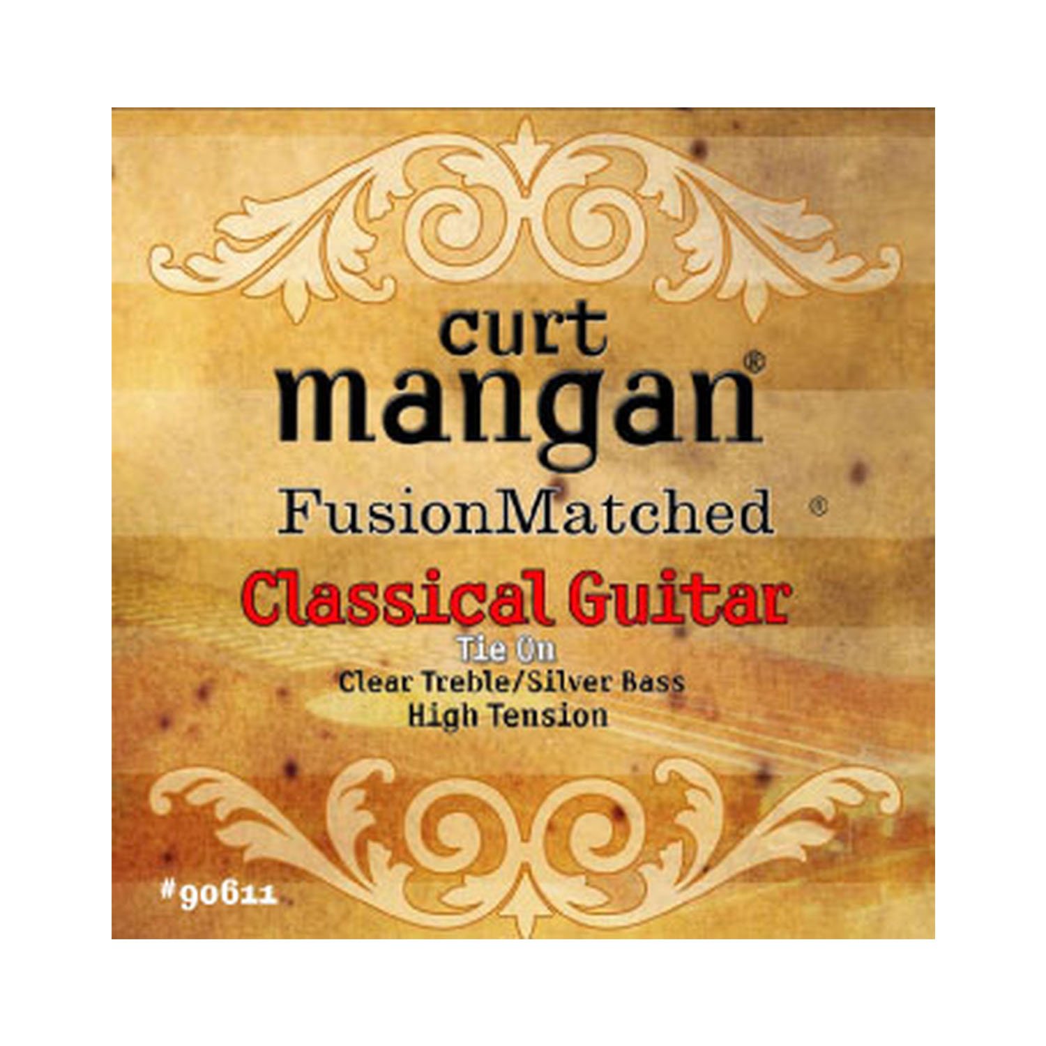 Curt Mangan High Tension Classical Guitar String Set (Clear/Silver)