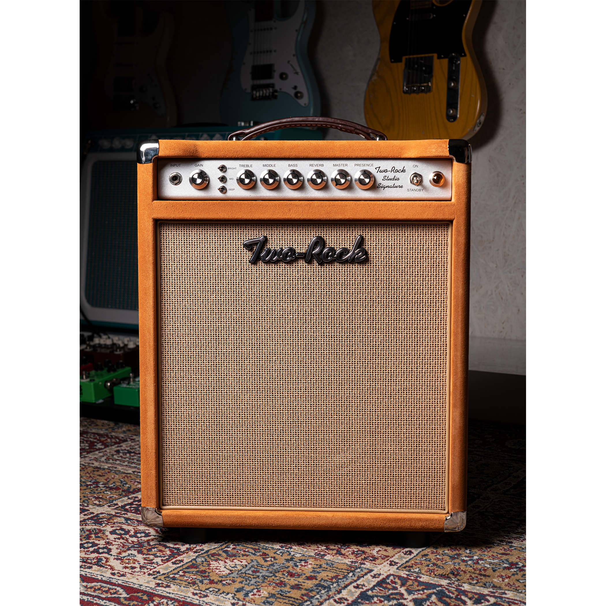 TWO-ROCK STUDIO SIGNATURE COMBO GOLDEN BROWN SUEDE