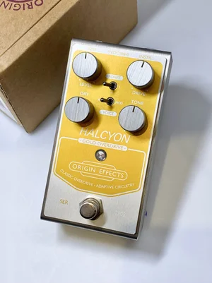 Used Origin Effects Halcyon Gold Overdrive — GUITARSOFA SHOP