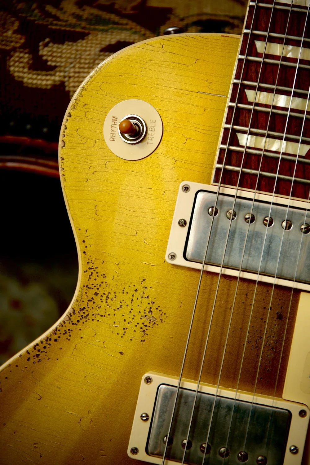 2019 Gibson Custom Shop M2M '58 Les Paul Gold Top Tom Murphy Aged