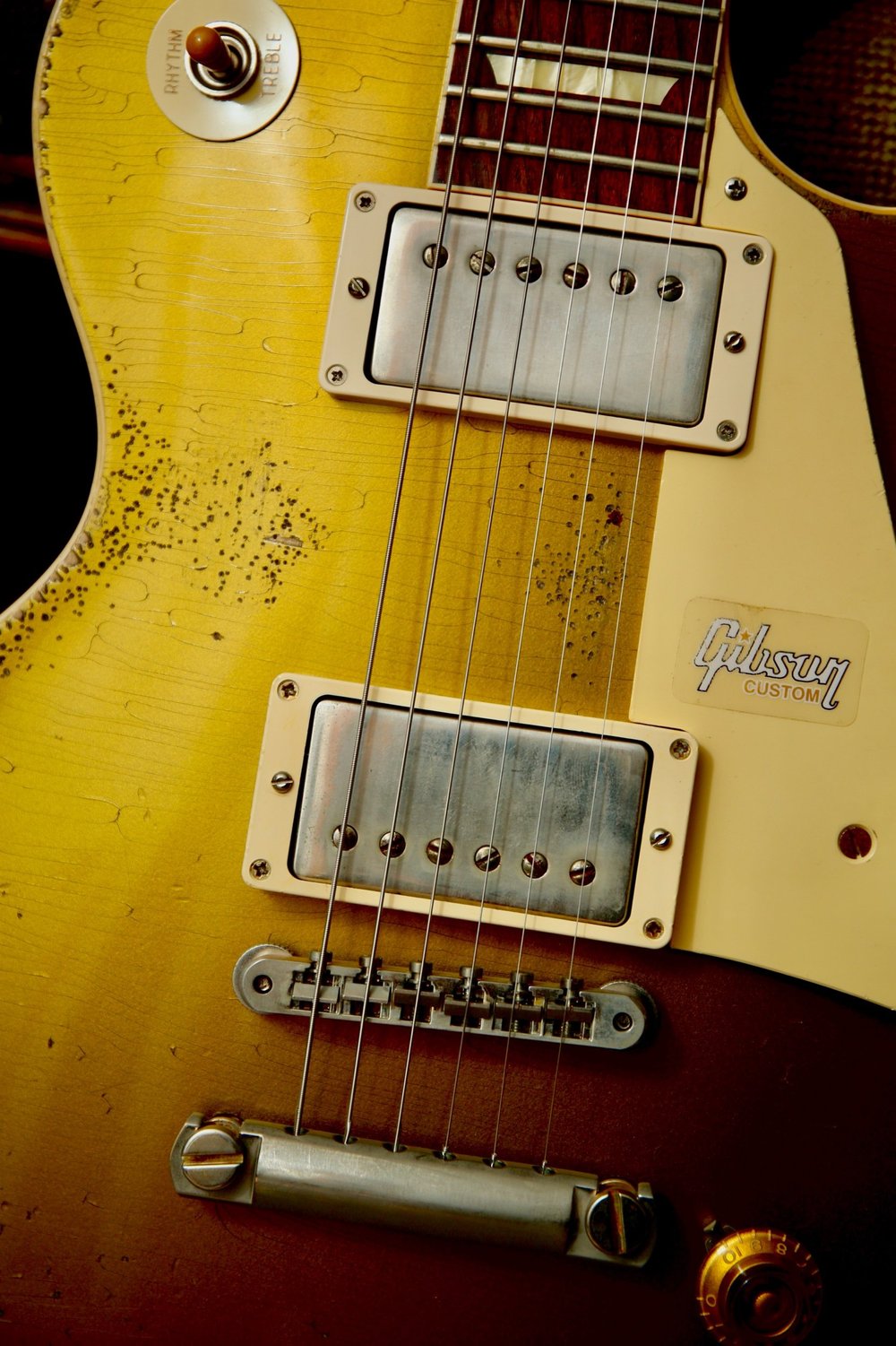 2019 Gibson Custom Shop M2M '58 Les Paul Gold Top Tom Murphy Aged