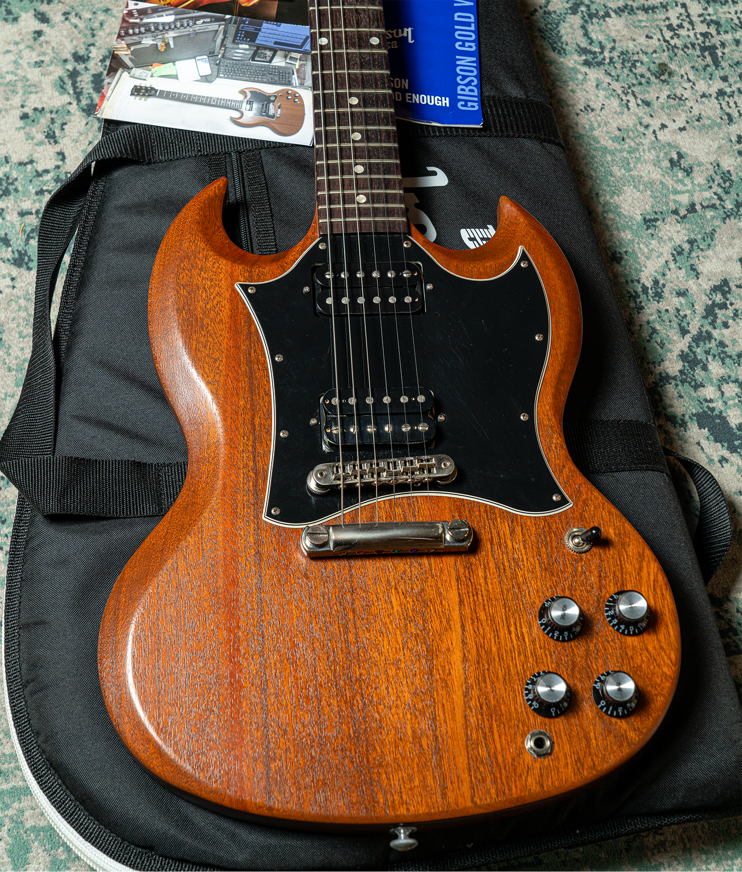 清貨特價 ! 2019 Gibson SG Tribute Satin Walnut — GUITARSOFA SHOP