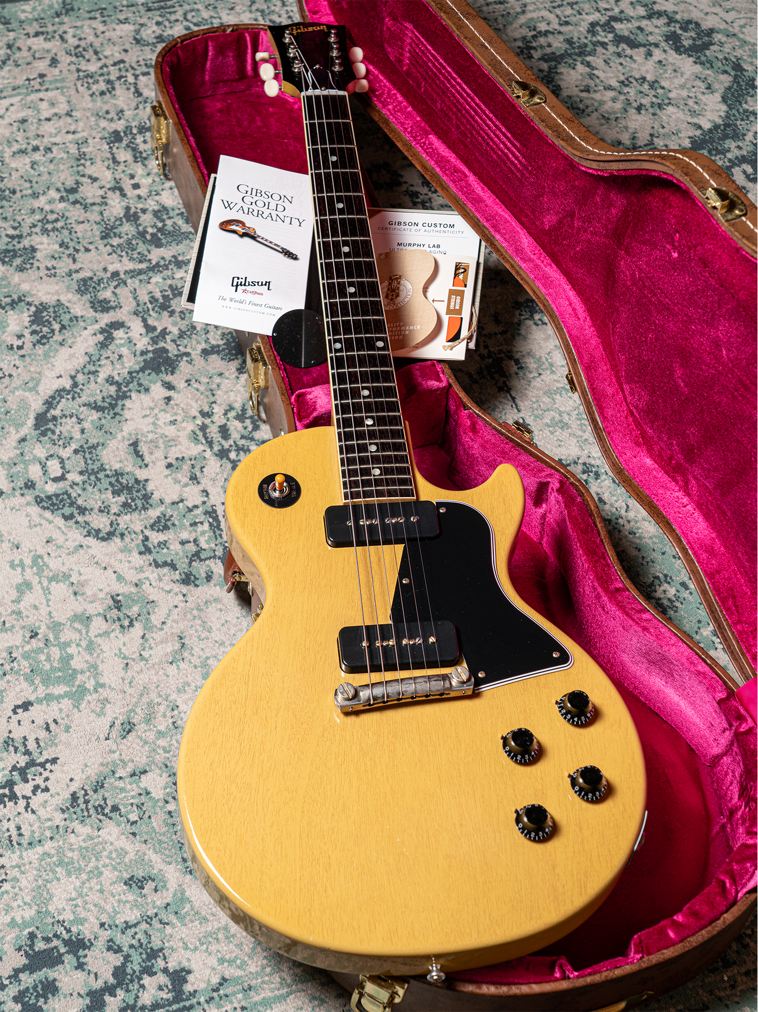 2020 Gibson Custom Shop Murphy Lab 1957 Les Paul Special Ultra Light Aging TV Yellow