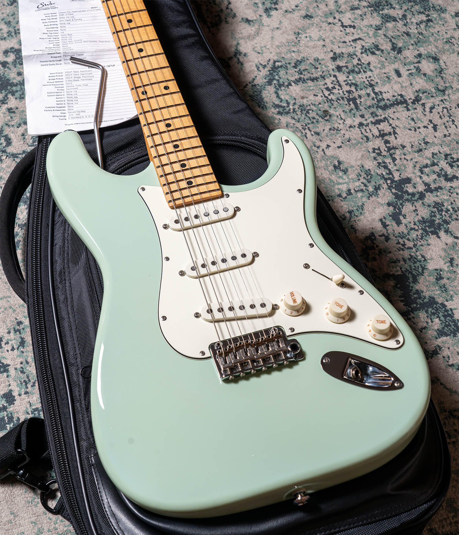 2017 Suhr Classic Pro Sonic Blue — GUITARSOFA SHOP