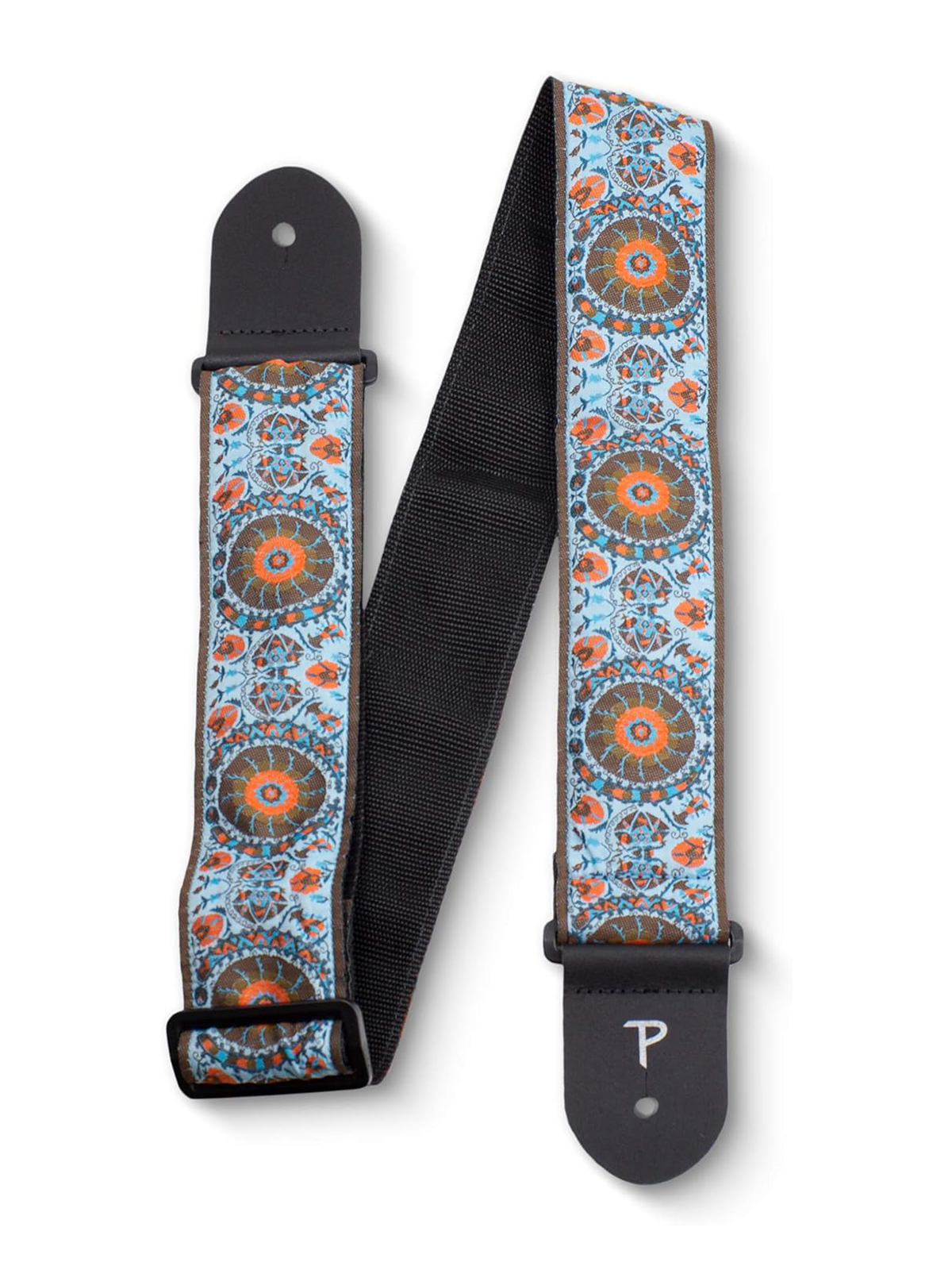 PERRI'S 2.5" nylon jacquard mandala guitar strap (TWS-7143)
