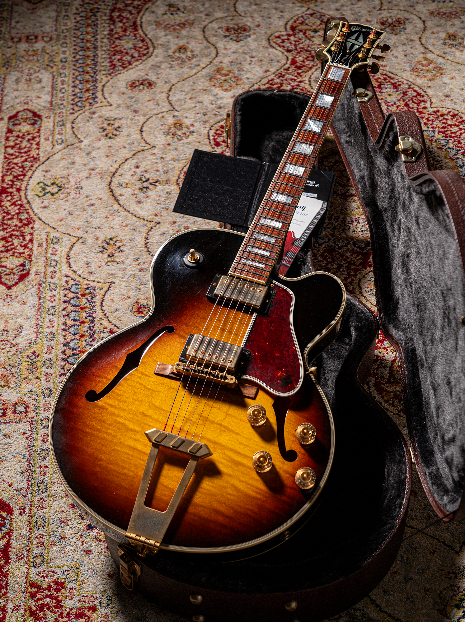 2017 Gibson Memphis ES-275 Custom Figured Hollowbody Sunset Burst