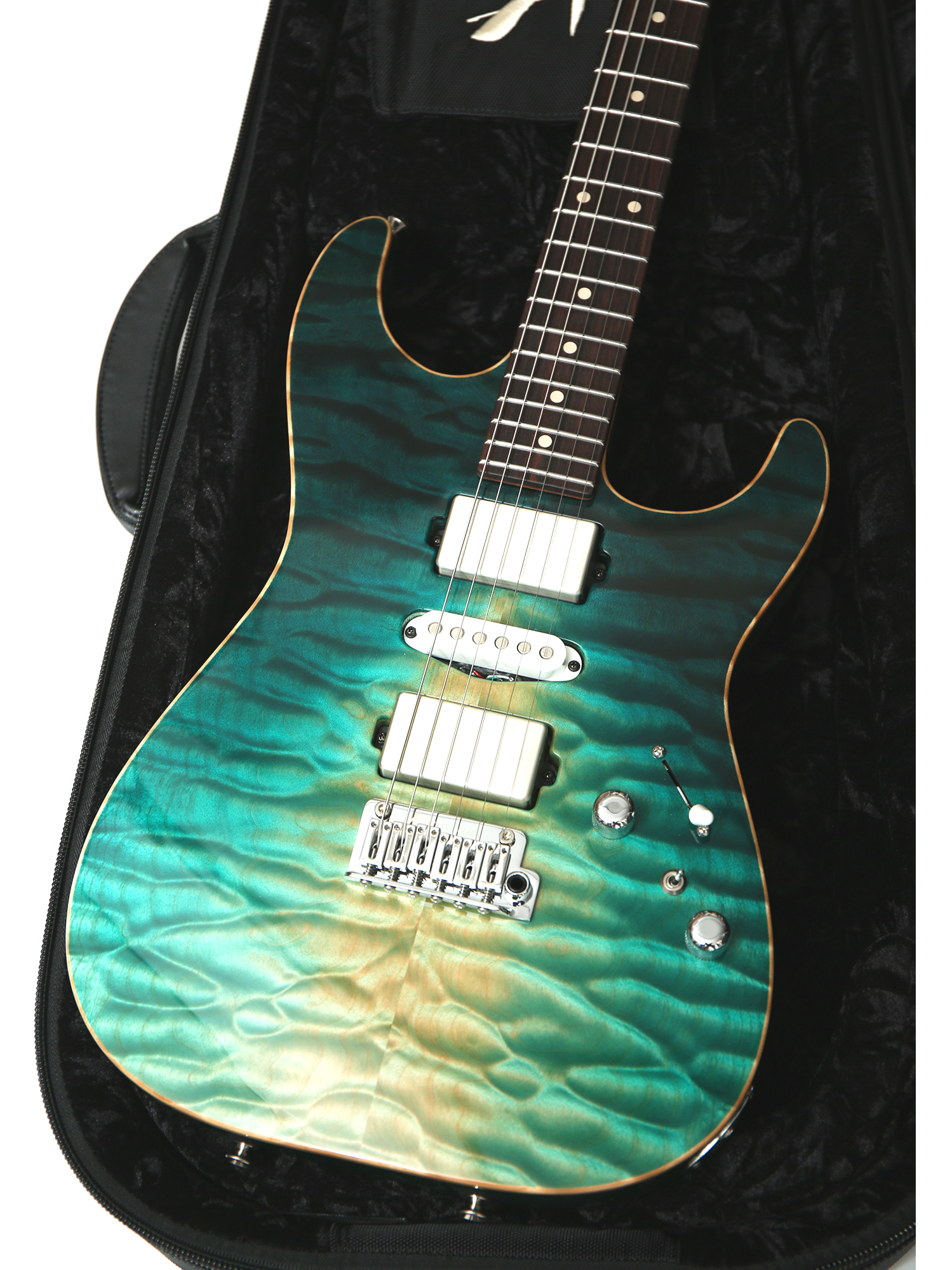 Tom Anderson Drop Top Teal WakeSurf (Special Wood Selection)