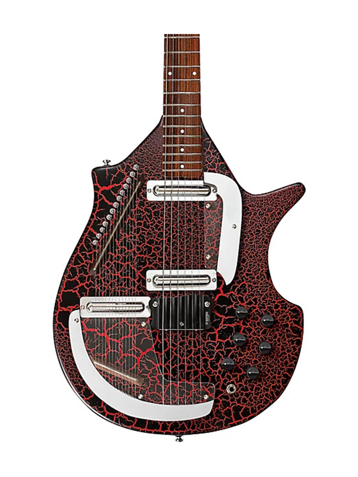 Danelectro Sitar Red Crackle