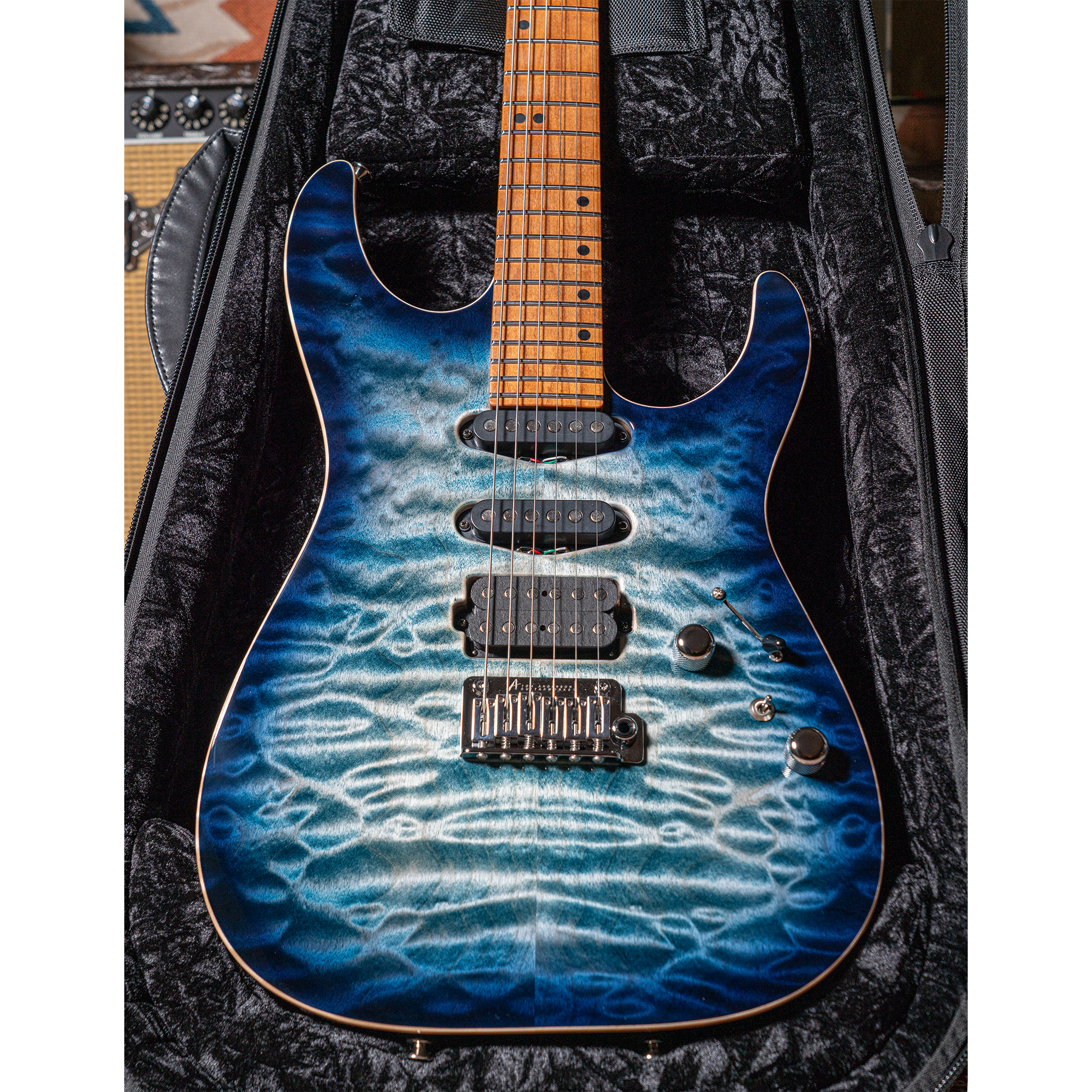Tom Anderson Li'l Angel Natural Arctic Blue Burst