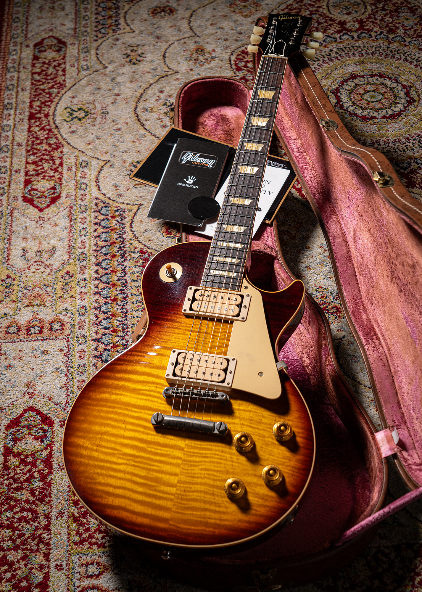 2019 Gibson Custom Shop 1959 Les Paul Standard 60TH Anniversary Hand Select VOS Kinder Burst Mod