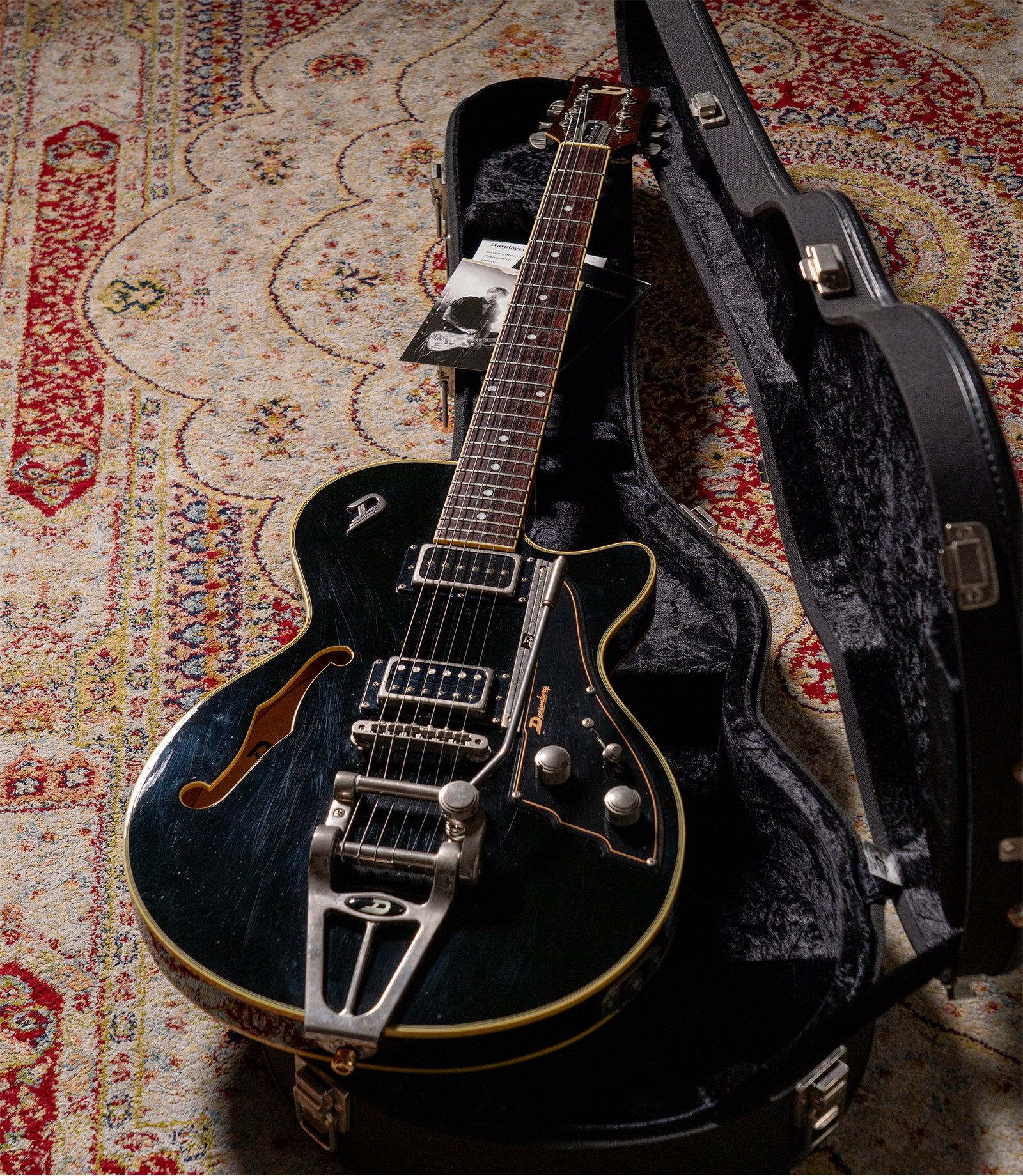 2014 Duesenberg Starplayer III Semi-hollowbody Black