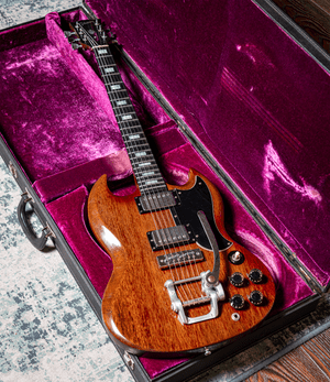 Vintage 1973 Gibson SG Standard Cherry w/ Bigsby — GUITARSOFA SHOP