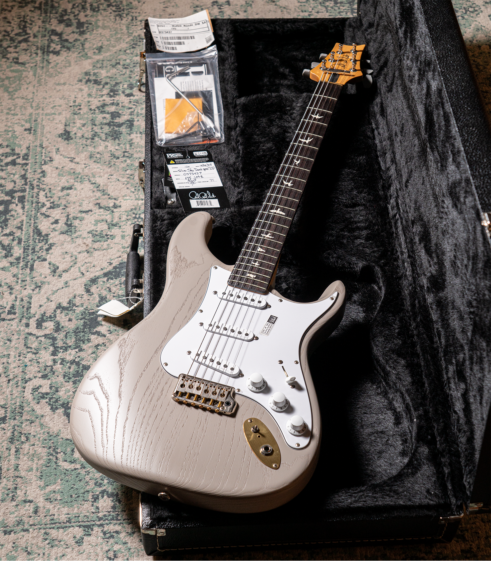 2023 PRS Limited Edition John Mayer Silver Sky "Dead Spec" Moc Sand Satin (1 of 1000)