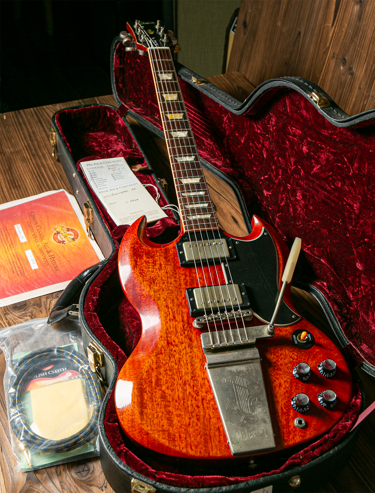 2003 Gibson Custom Shop Gary Rossington Sign. 1961 SG Tom Murphy Aged Limited Edition (1 of 75)
